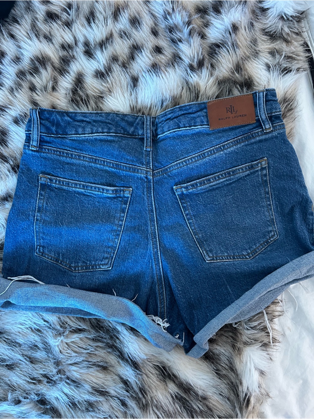 Lauren Ralph Lauren Raw Hem Denim Shorts – Size 10